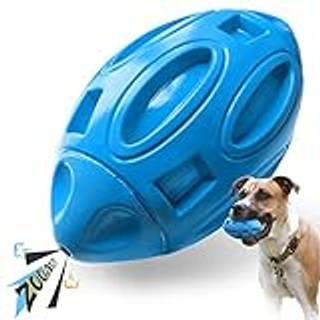 Eastblue Squeaky Dog Toys For Aggressive Chewers: Rubber Puppy Chew Ball med Squeaker Næsten uforglemmelig og holdbart kæledyrelegetøj til medium