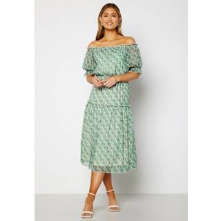 Freeda Printed off Shoulder Dress