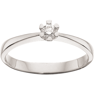Scrouples Ring - Vida - Hvidguld ring med diamant 0,10ct - 7814,10