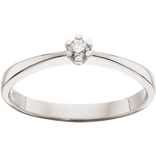 Scrouples Ring - Vida - Hvidguld ring med diamant 0,05ct - 7814,05