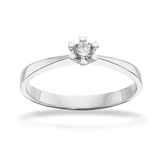 Scrouples Ring - Vida - Hvidguld ring med diamant 0,15ct - 7814,15