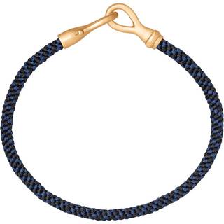 OLE LYNGGAARD COPENHAGEN Life herre armbånd i midnight med guld krog - 19 cm