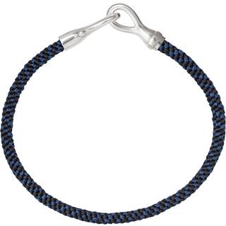 OLE LYNGGAARD COPENHAGEN Life herre armbånd i midnight med sølv krog - 21 cm