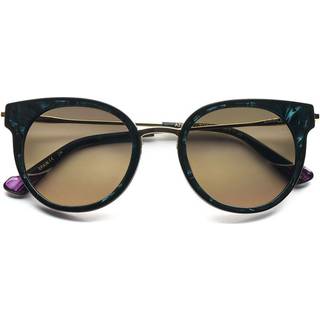 Etnia Barcelona Azores Sun TQBK 49 Solbriller Kvinder Blue - Turquoise Black - 49mm