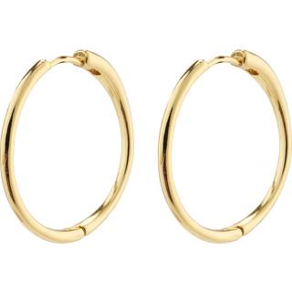 Pilgrim EANNA store hoops guldbelagt