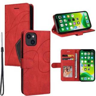 Bi-Color Series iPhone 14 Pung - Rød