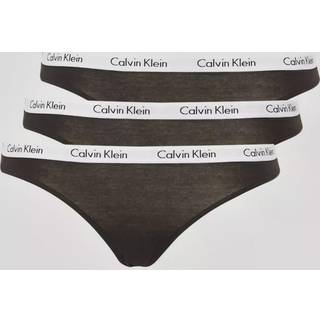 Calvin Klein Thongs 3-pack - XS 3 stk.