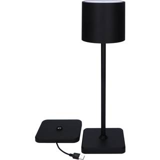 Outlet: SH Genopladelig CCT LED Bordlampe i Sort (2000K/2700K/4000K)