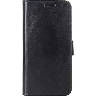 Motorola Moto E6 Plus Crazy Horse Læder Cover m. Pung Sort