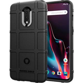 OnePlus 7 Solidt Plastik Cover - Sort