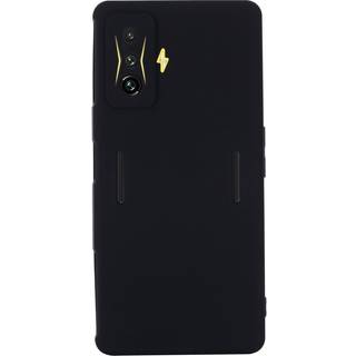 Xiaomi Poco F4 GT Liquid Silikone Bagside Cover m. Strop - Sort
