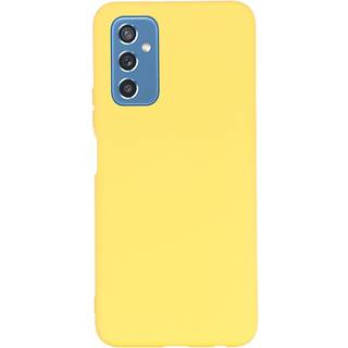 Samsung Galaxy M52 (5G) Liquid Silikone Bagside Cover - Gul