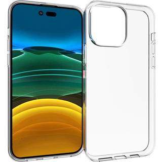 iPhone 14 Pro Max Ultra Thin Fleksibel Plastik Bagside Cover - Gennemsigtig