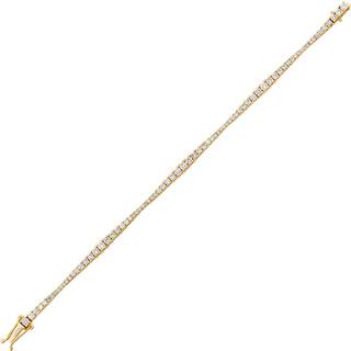 NURAN Empire Tennisarmbånd i guld med brillanter