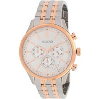 Bulova 98A216 Sølvfarvet/Rosaguldtonet stål Ø42 mm