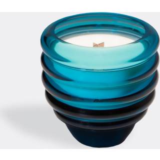 KLIMCHI Candlelight And Scents - 'Poplin Affair' candle in Aquamarine Glass