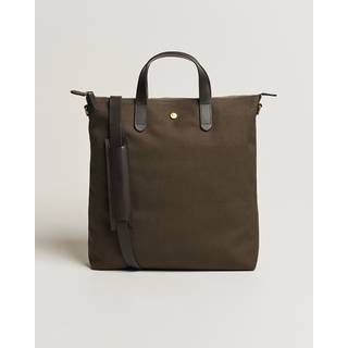 Mismo M/S Canvas Shopper Army/Dark Brown