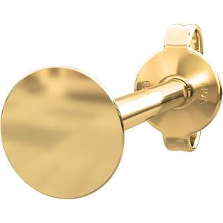 Piercing smykke - PIERCE52 ørestik plade i 14kt. guld