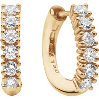 OLE LYNGGAARD COPENHAGEN Celebration creoler i 18 kt rødguld med 12 brillanter, BLANK