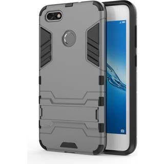 Huawei P9 Lite Mini TPU Hybrid Cover - Grå