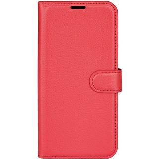 Xiaomi Poco F4 GT Litchi Læder Flip Cover m. Pung - Rød