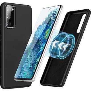 Samsung Galaxy S20 FE / S20 FE (5G) Bagside Cover m. Indbygget Magnetring - MagSafe Kompatibel - Sort