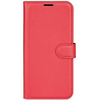OnePlus 11 PU Litchi Læder Flip Cover m. Pung - Rød