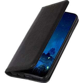Huawei P Smart (2021) Moderne Neutralt Læder Cover m. Pung - Sort