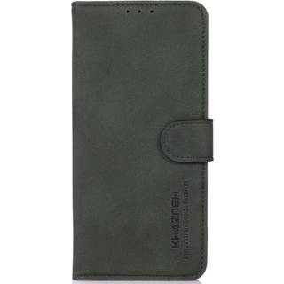Samsung Galaxy S21 FE (5G) KHAZNEH Retro Læder Flip Cover m. Pung - Grøn