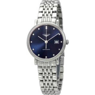 Longines L4.310.4.97.6 Elegant Blå/Stål Ø29 mm