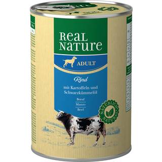 REAL NATURE Adult, dåse okse & kartofler 400 g