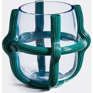 Cassina Vases - 'Sestiere' vase, blue in Blue Murano glass