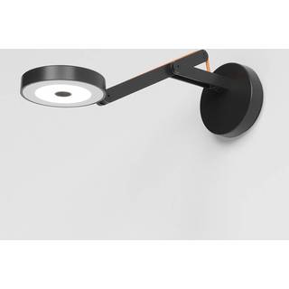 String W0 Væglampe DTW (Dim-to-warm) Mat Sort/Orange - Rotaliana