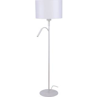 Hotel Plus gulvlampe med læselampe, hvid
