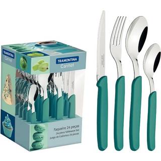 Tramontina 24 dele bestiksæt Carmela - Mint