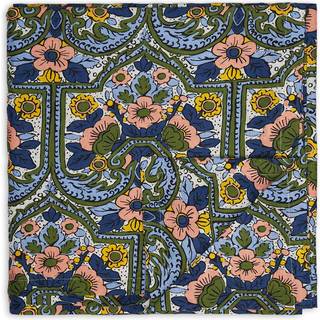 La DoubleJ Table Linens - 'Corte Blue' tablecloth, medium in multicolor 100% LINEN