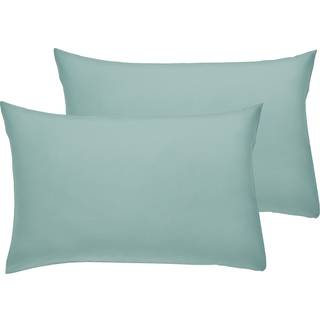 Californiens design den 100% bomuldspude sager Standardstørrelse Sæt med 2 Soft & Cooling Sateen Weave Pillowcase Set (Standard/Queen Seafoam)