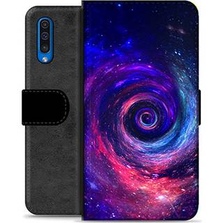 Samsung Galaxy A50 Premium Flip Cover med Pung - Galakse