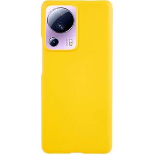 Xiaomi 13 Lite Hårdt Plastik Bagside Cover - Blank - Gul