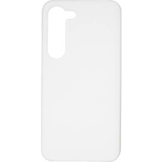 Samsung Galaxy S23 Hårdt Plastik Bagside Cover - Blank Hvid