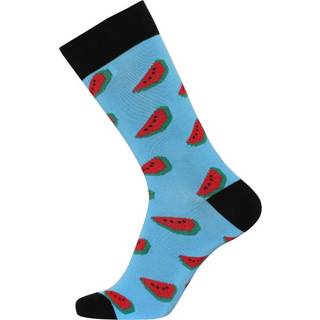 Claudio 3-pak Patterned Cotton Socks - Turquoise - Str 40/47