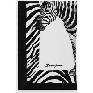 Dolce&Gabbana Casa Bath Linens - 'Zebra' beach towel in MULTICOLOUR 100% Cotton