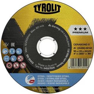 Skæreskive Cerabond X Premium ø115×1,6 CA46Q