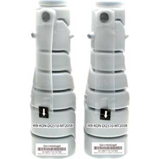 Kompatibel toner (VE = 2 stk.) til Konica Minolta 205B til Konica Minolta DI1810 DI1810f DI2010 DI20