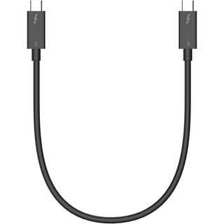 Prokord Thunderbolt 3-kabel – 40gb/s, 100w Pd, Usb-c Til Usb-c 0.5m. Sort