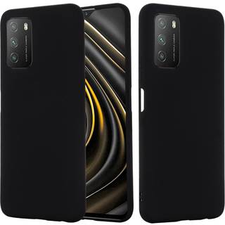 Xiaomi Poco M3 Liquid Silikone Bagside Cover - Sort