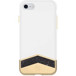 iPhone 8 / 7 House of Harlow 1960 Marble Slide Case - Hvid / Guld