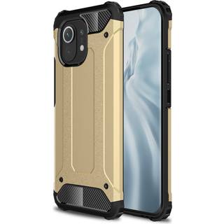 Xiaomi Mi 11 Armor Guard Håndværker Bagside Cover - Guld