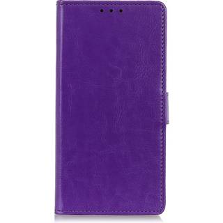 Nokia 1.3 Klassisk Læder Flip Cover m. Stander & Kortholder - Lilla