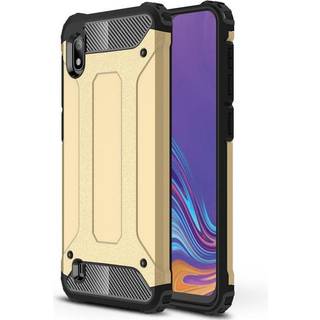 Samsung Galaxy A10 Armor Guard Hårdt Plastik Cover - Guld